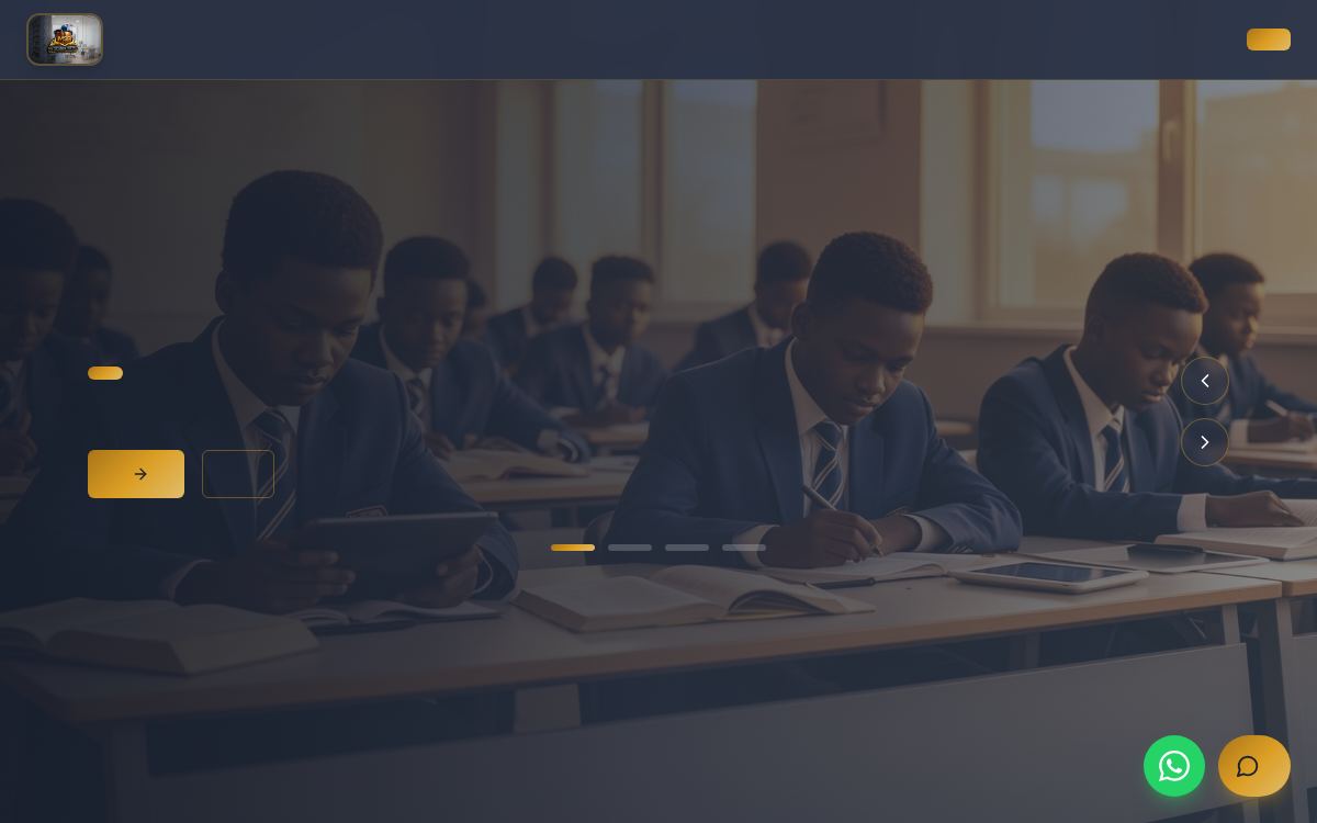 Homepage of the My School Partner website
